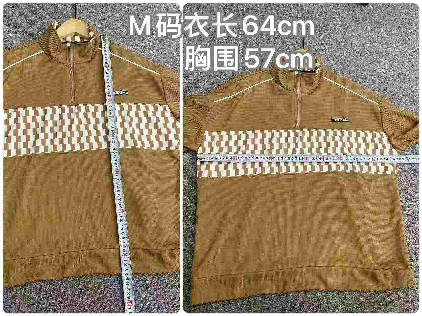 Spring Autumn New American Retro Waffle Half Zip Lapel Sweatshirt 892 Pieces - Image 8