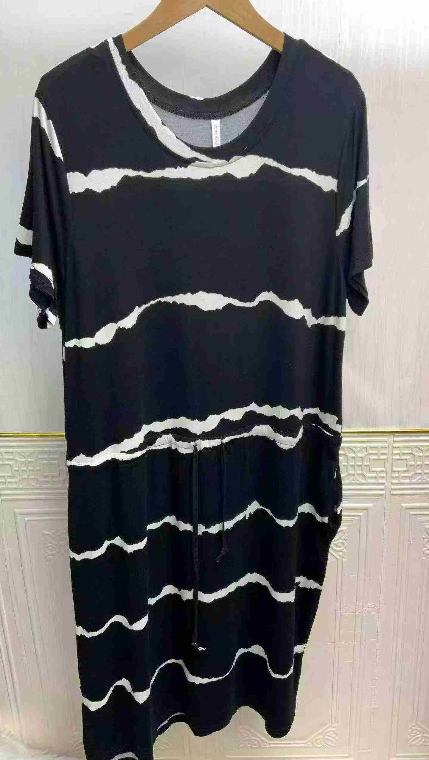 300 pièces de robes pour femmes de grandes tailles de style euro-américain avec poches - Image 6