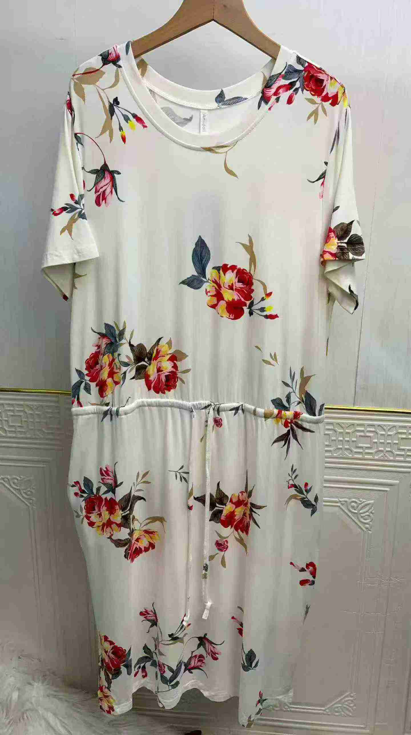 300 pièces de robes pour femmes de grandes tailles de style euro-américain avec poches - Image 7