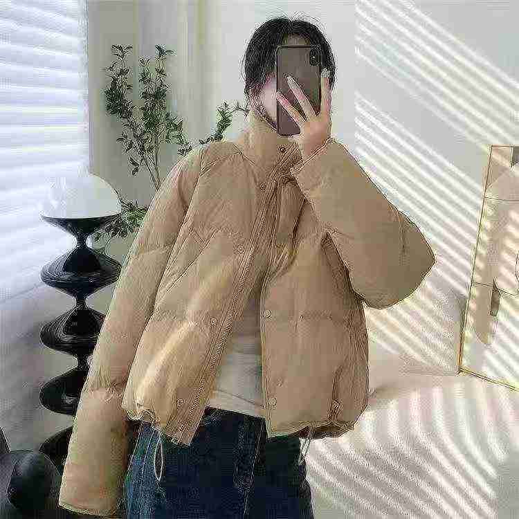 5701 Pcs Women's Short Hooded Loose Winter Padded Coat - Image 3