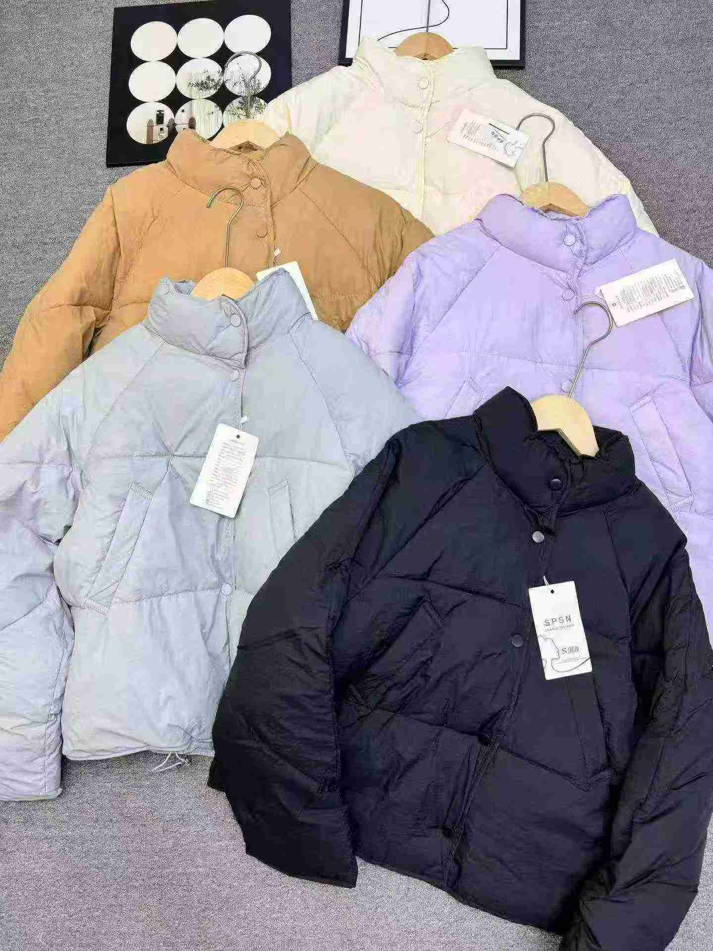 5701 Pcs Women's Short Hooded Loose Winter Padded Coat - Image 9