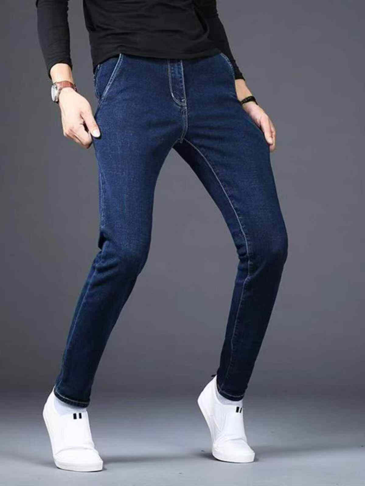 Jeans Mpya za Denim za Biashara za Kiume zenye Uwezo wa Juu wa Kunyambua za Majira ya Masika na Vuli, Ukubwa 29-36, Vipande 629, Vikiwa na Ufungashaji wa Kibinafsi na Lebo ya Kuning'inia - Image 8