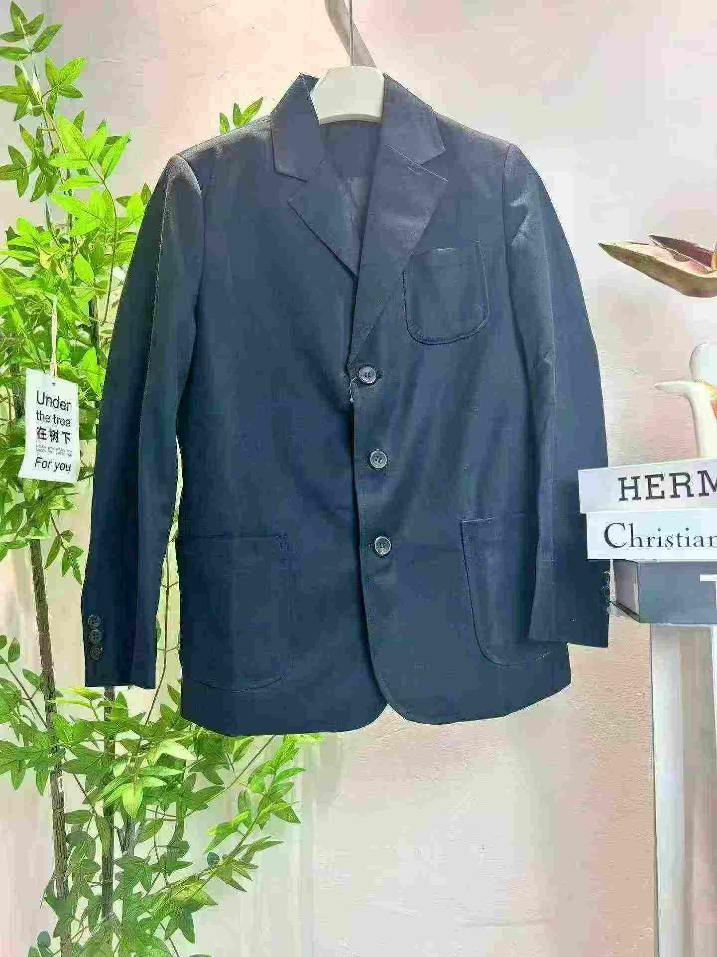 3500 Pièces Blazer unisexe bleu de printemps et d'automne, à la fois décontracté et formel - Image 5
