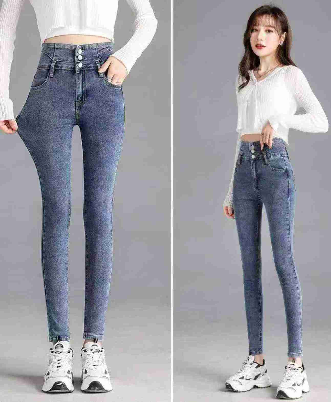 New Spring Summer High Stretch Skinny Jeans, About 300 Pieces - Image 5