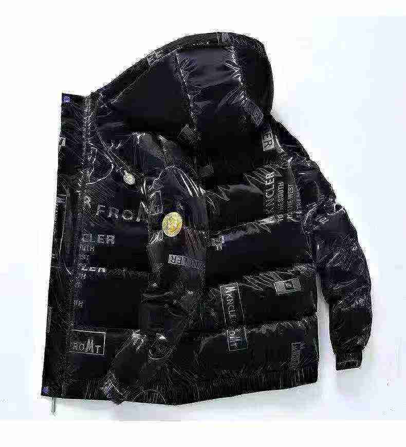 3169 Potong Jaket Bulu Bebek Berkerudung Pendek Pria Musim Dingin - Image 8
