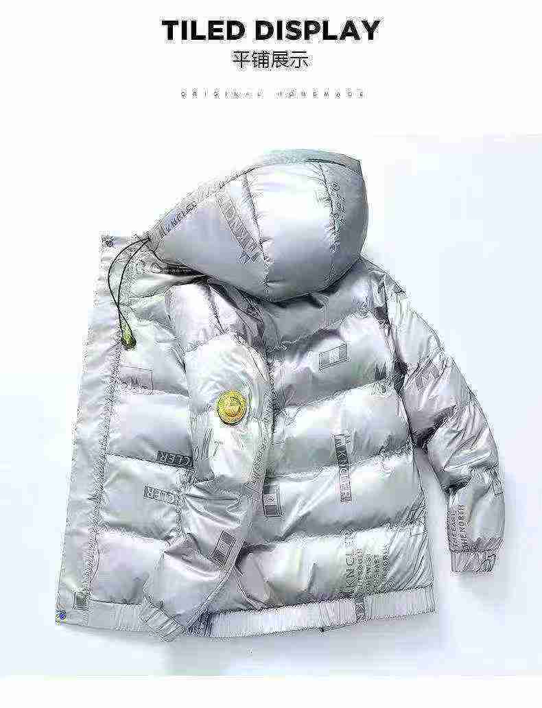 3169 Potong Jaket Bulu Bebek Berkerudung Pendek Pria Musim Dingin - Image 9