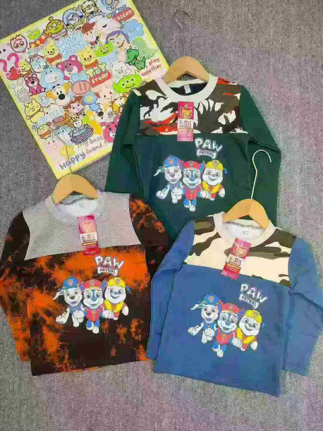 508 Pieces Clearance Autumn Winter Kids Fleece Crew Neck Sweatshirts SMLXL Full Sizes - Image 4