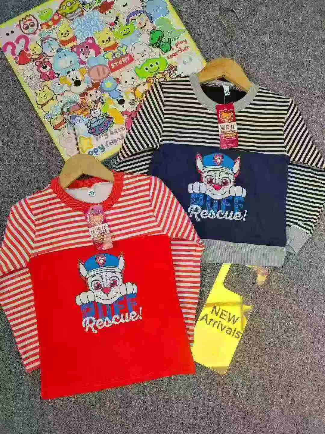 508 Pieces Clearance Autumn Winter Kids Fleece Crew Neck Sweatshirts SMLXL Full Sizes - Image 5