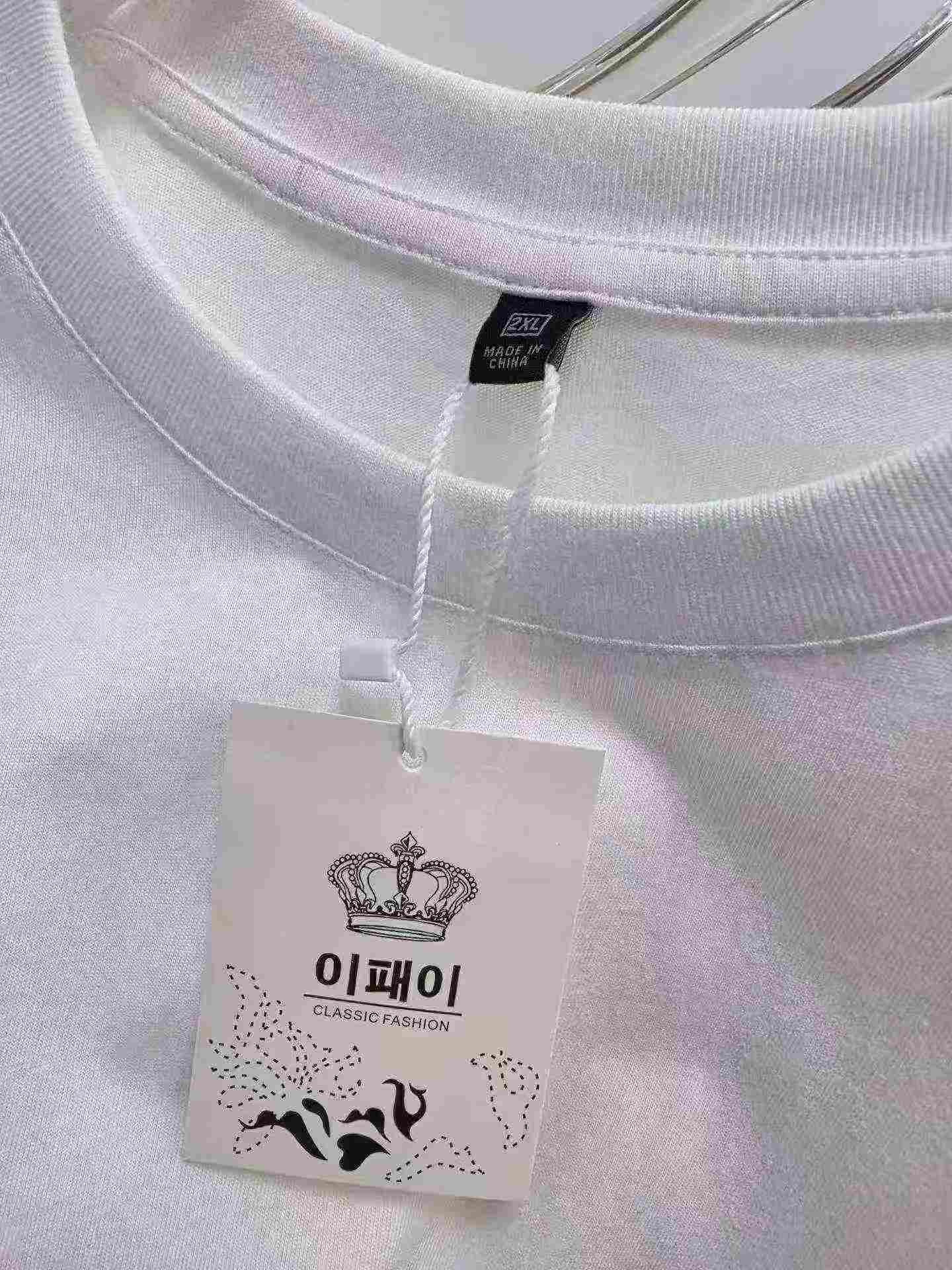 25000 Pcs Men's Loose Oversized Plain Short Sleeve T-Shirts - Image 4