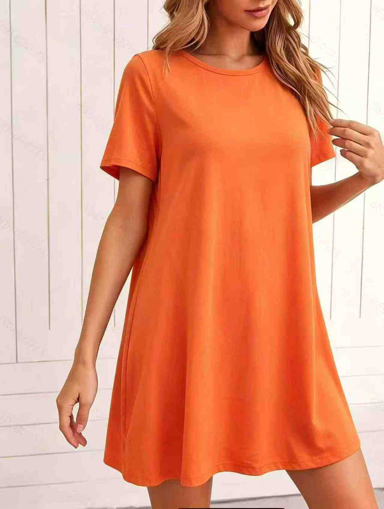 707 Keping Gaun T-Shirt Lengan Pendek Longgar Dagangan Luar - Image 2