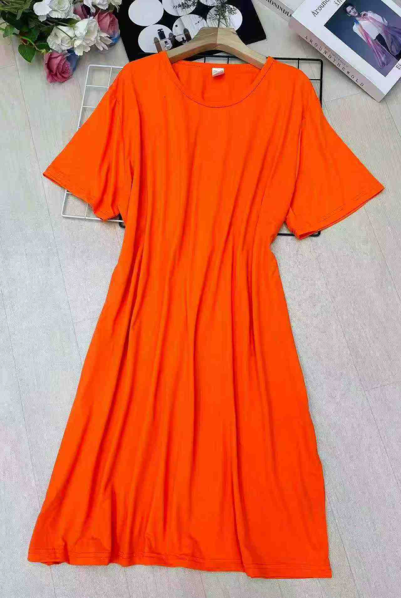 707 Keping Gaun T-Shirt Lengan Pendek Longgar Dagangan Luar - Image 6