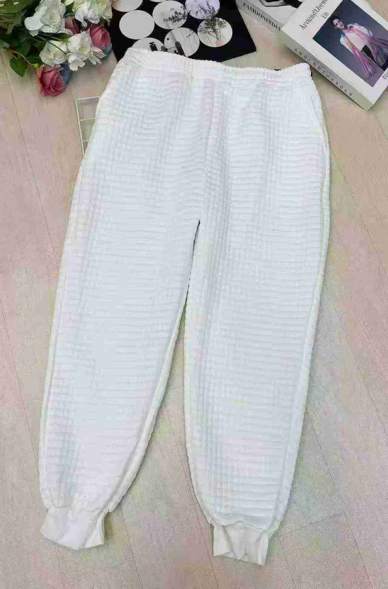 Waffle Long Sweatpants, Quantity: 378 Pieces, Sizes 0XL-5XL, No Packaging, Clearance - Image 2