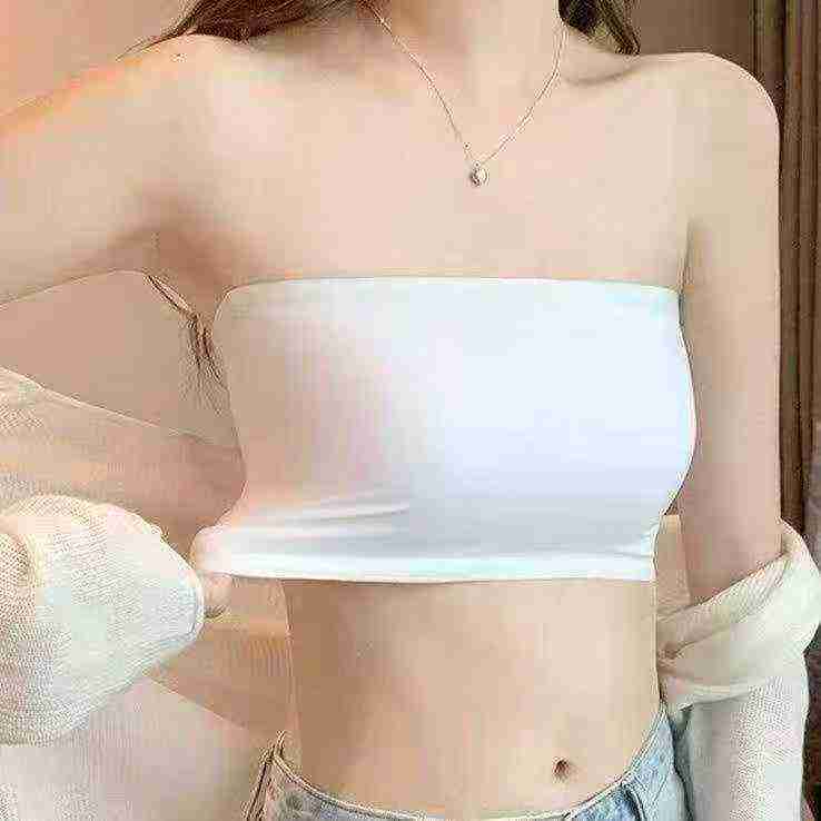 Kira-kira 3200 Keping Saiz Tunggal Bandeau Nilon Regangan Tinggi untuk Wanita - Image 2