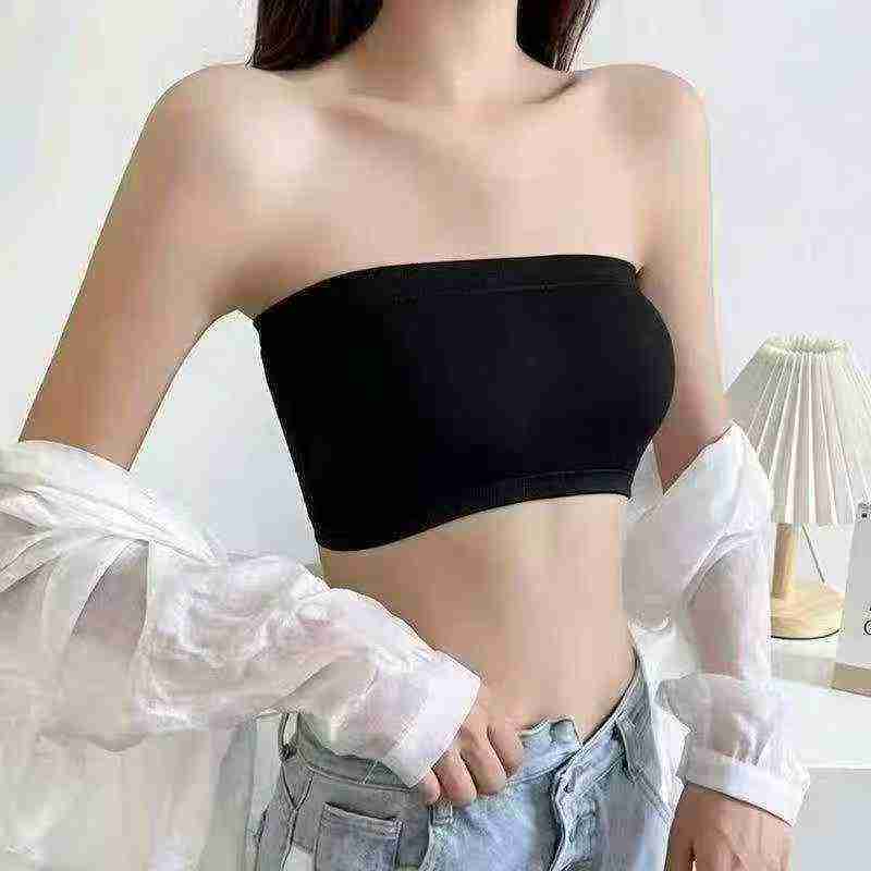 Kira-kira 3200 Keping Saiz Tunggal Bandeau Nilon Regangan Tinggi untuk Wanita - Image 3