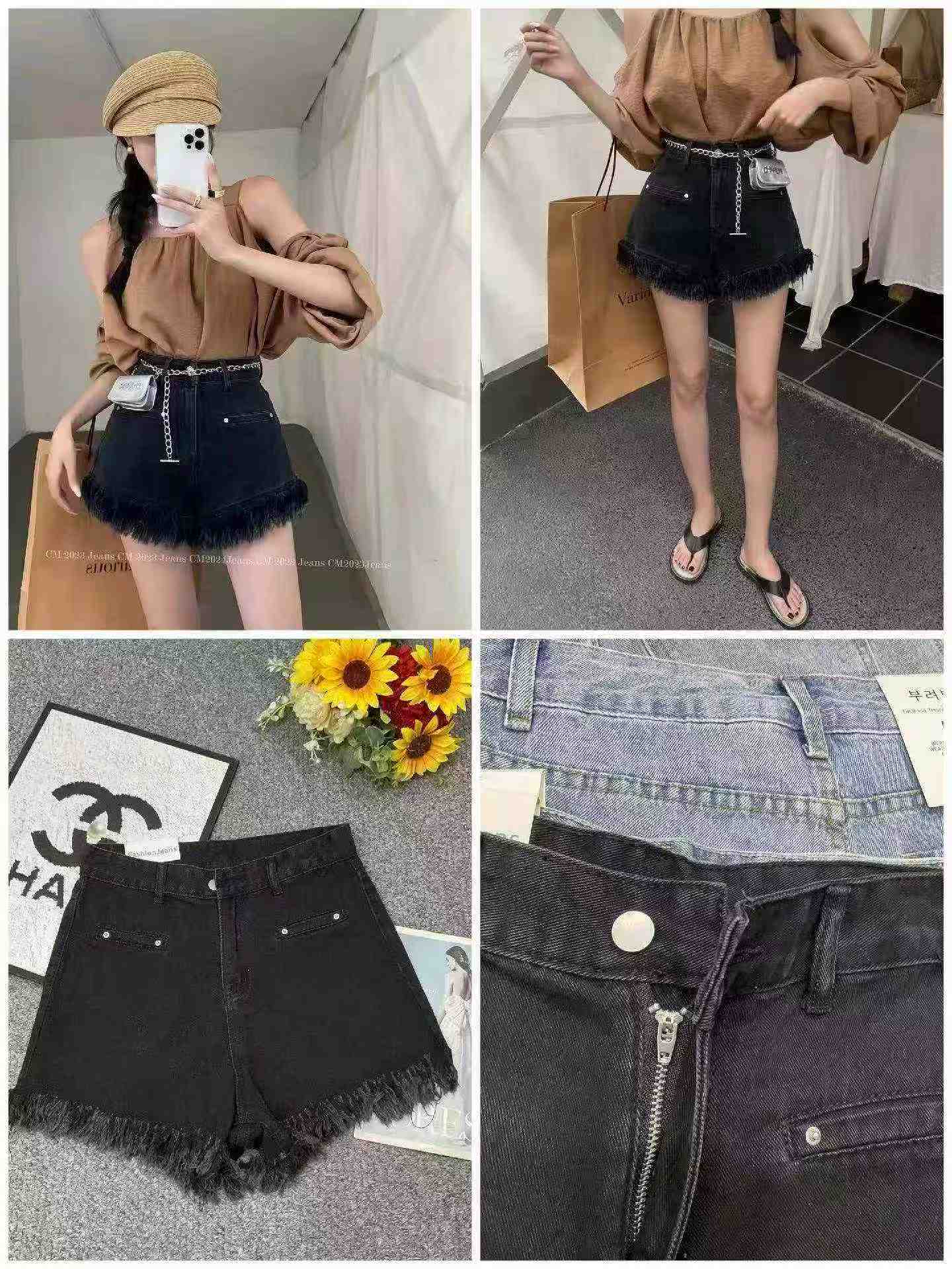 Summer New Vintage Loose Denim Shorts, About 450 Pieces - Image 8