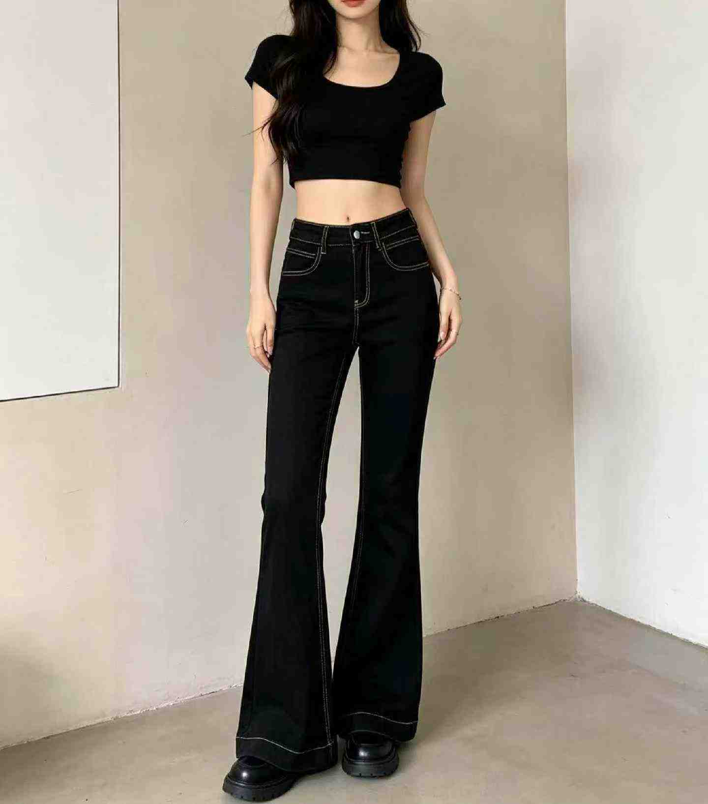 Celana Jeans Katun Cuci Vintage Baru Musim Semi dan Musim Panas, Sekitar 500 Pcs - Image 6