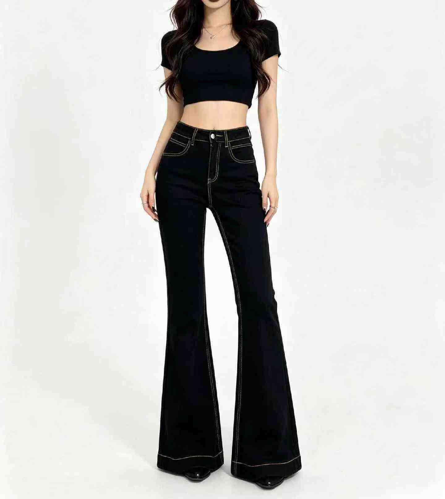 Celana Jeans Katun Cuci Vintage Baru Musim Semi dan Musim Panas, Sekitar 500 Pcs - Image 7