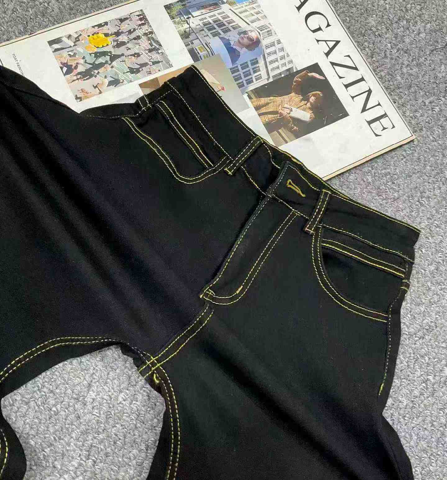 Celana Jeans Katun Cuci Vintage Baru Musim Semi dan Musim Panas, Sekitar 500 Pcs - Image 8