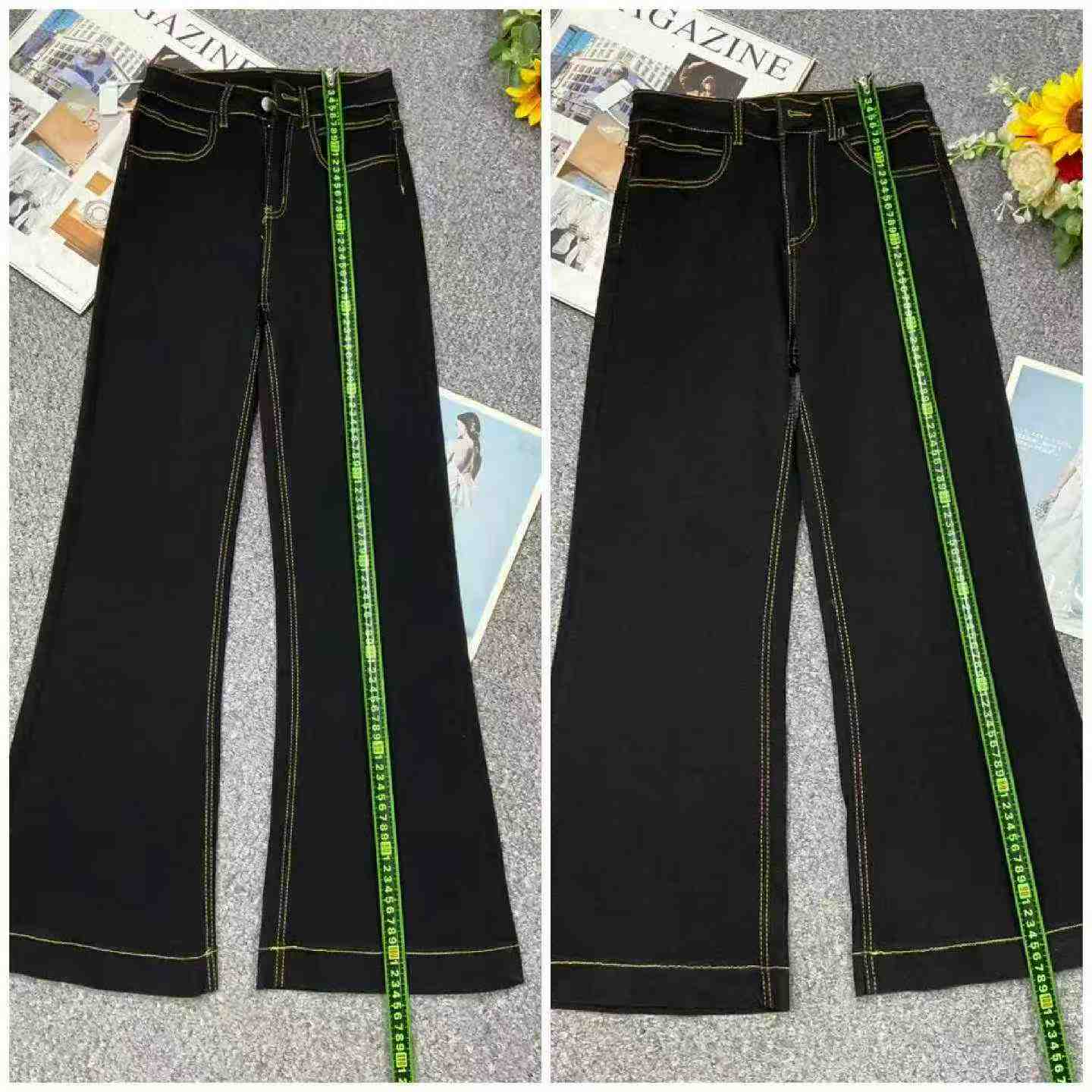 Celana Jeans Katun Cuci Vintage Baru Musim Semi dan Musim Panas, Sekitar 500 Pcs - Image 9