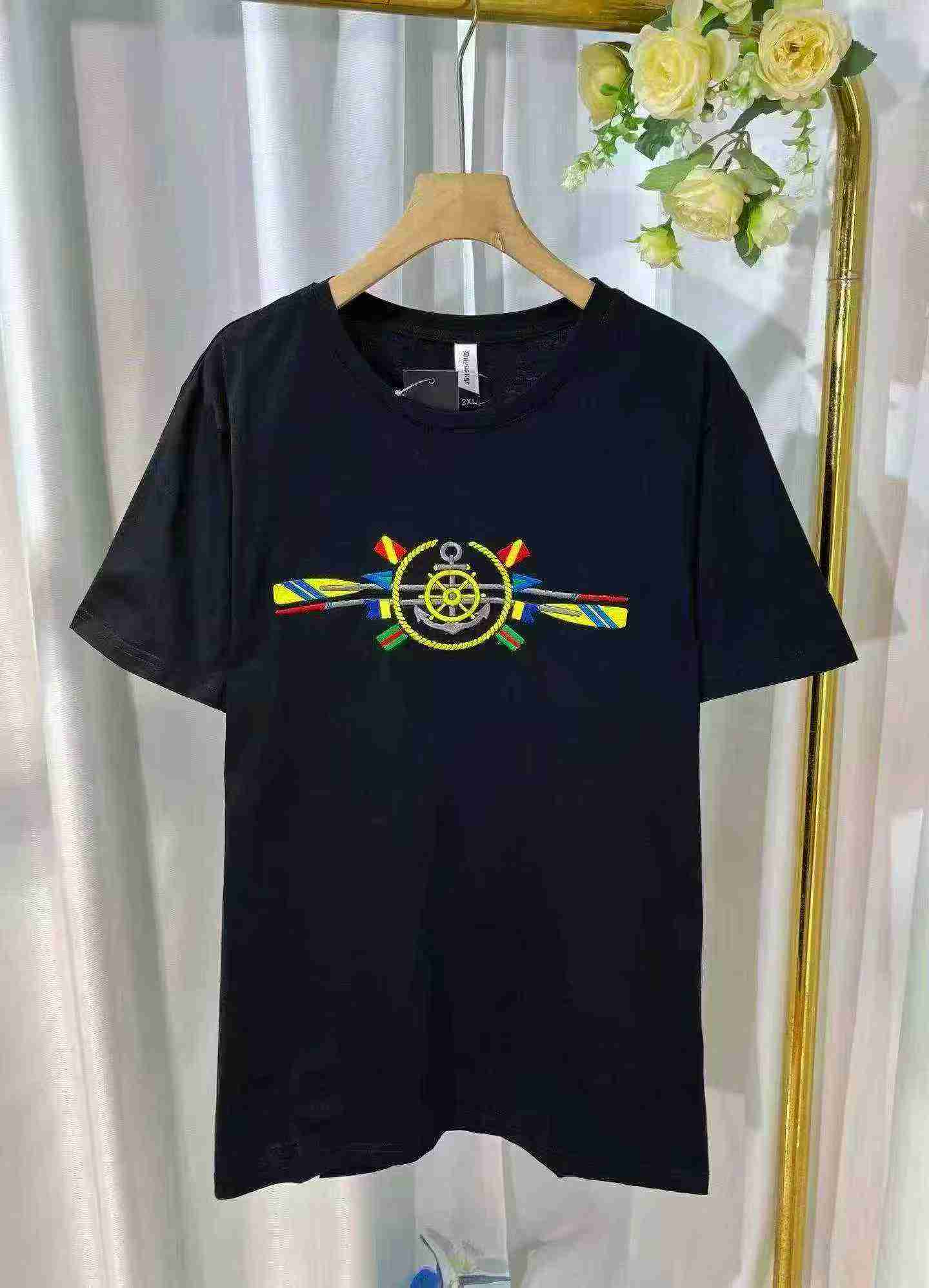 约600件男士高品质绣花丝光棉T恤 - Image 9