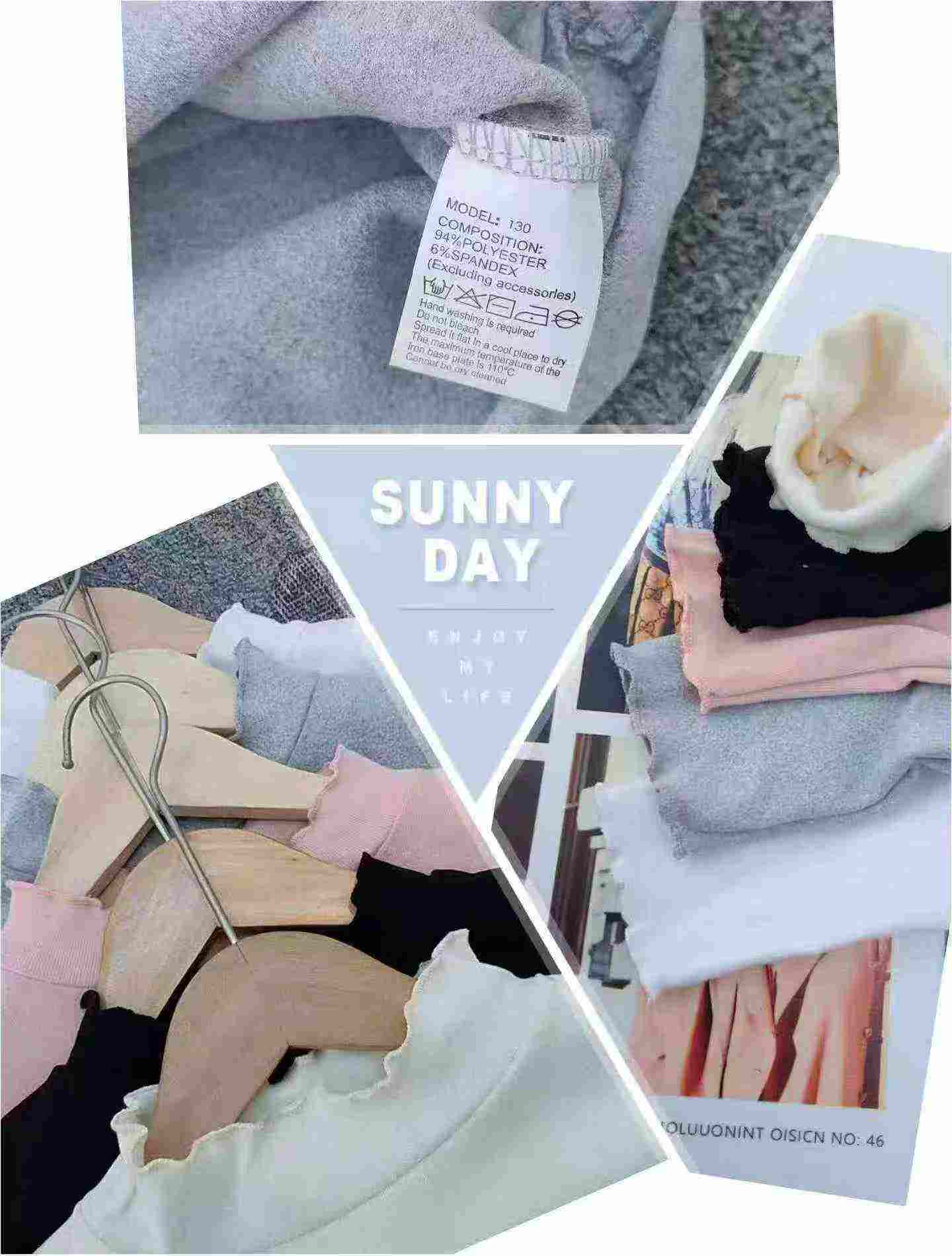 956 PCS Kids Double-sided Fleece Base Layer Tops - Image 4