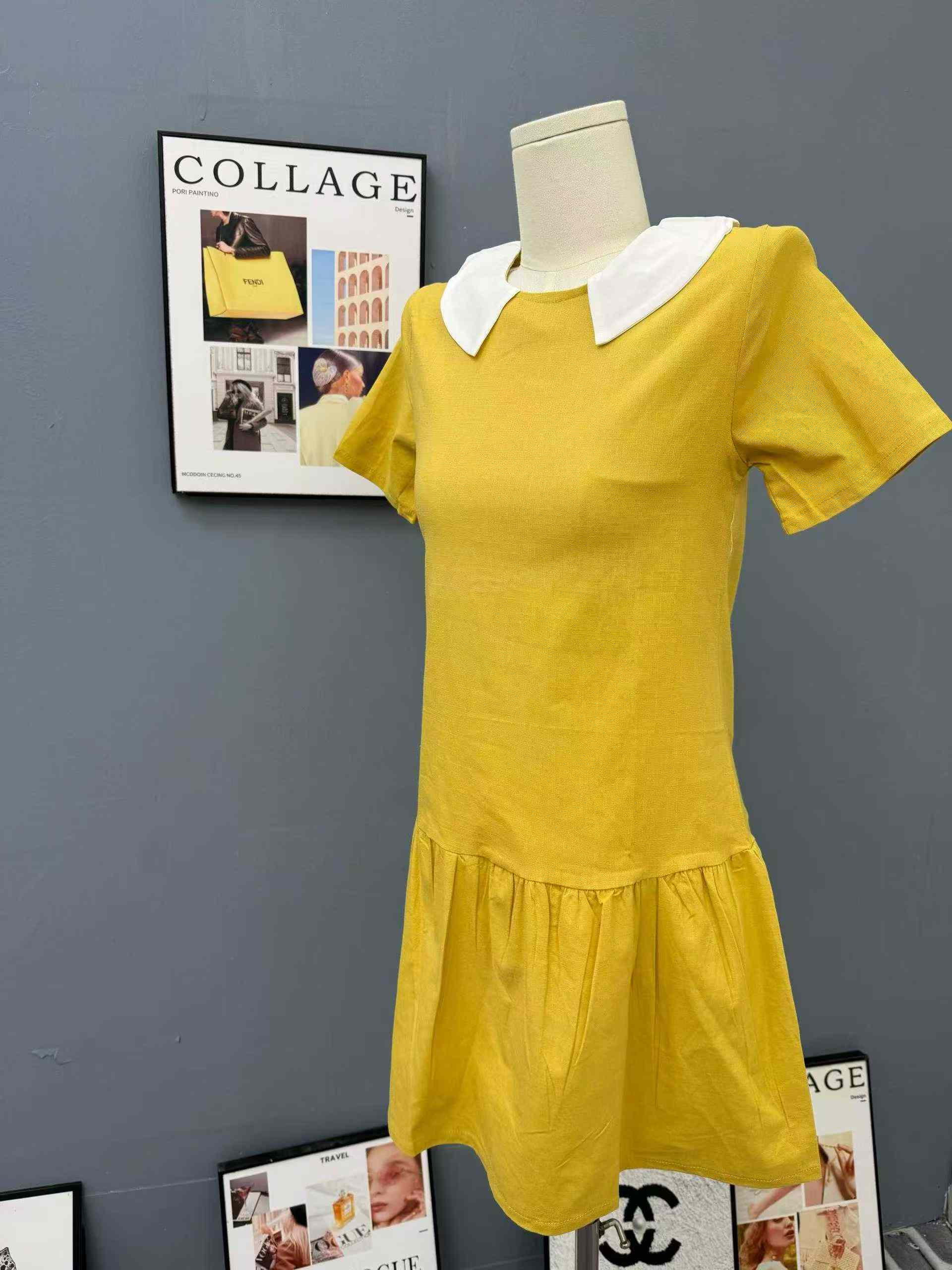Liquidación Vestidos de Sirena de Verano para Mujer con Cuello de Muñeca Francés, Talla M-XL, 480 Piezas - Image 2