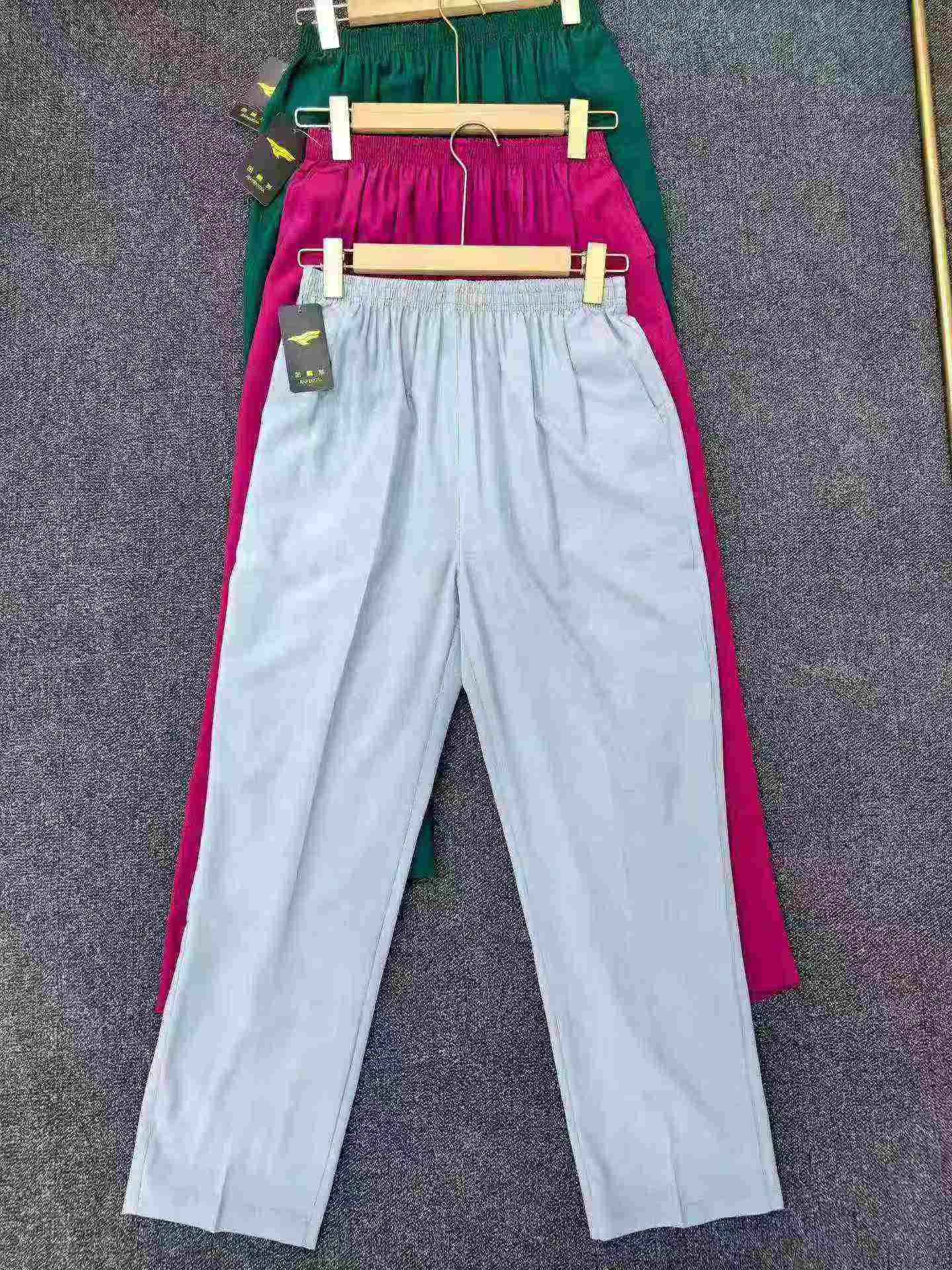 450條夏季薄款冰絲女士休閒褲 - Image 7