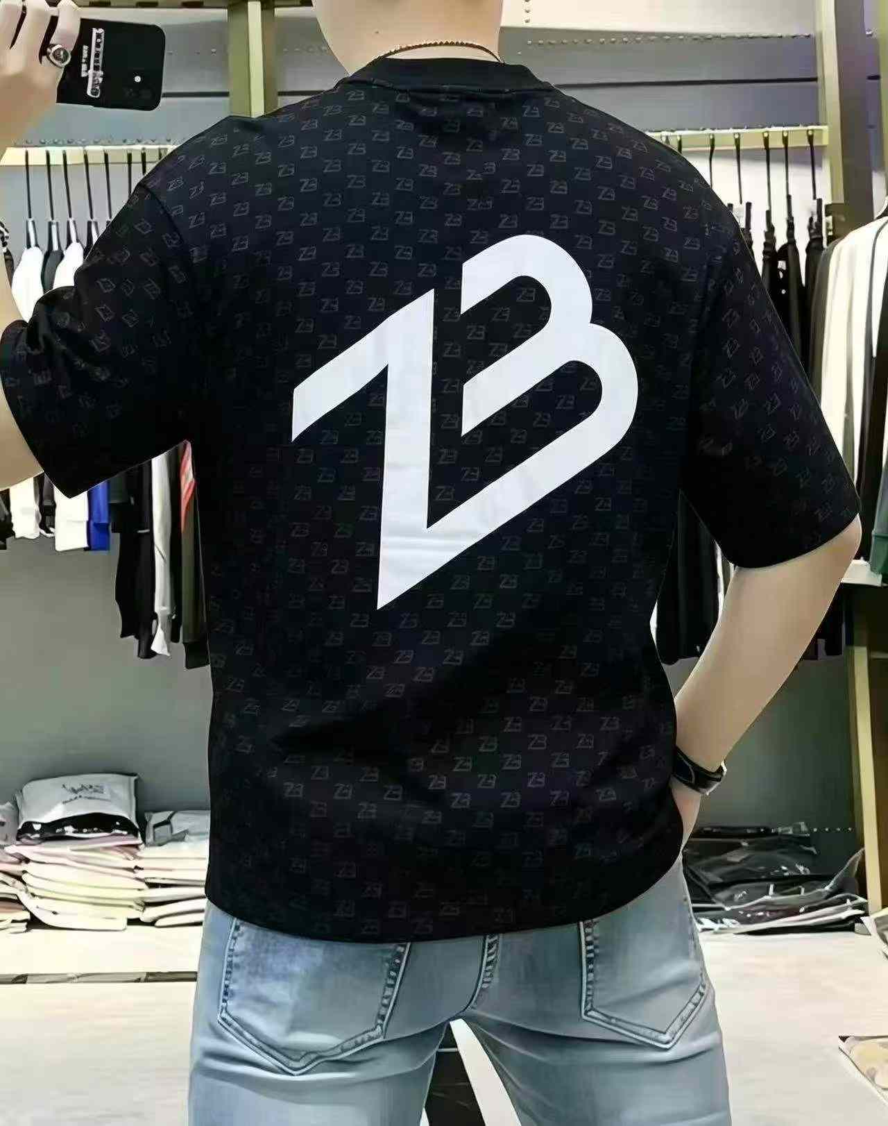 High Quality Brand Men's Trendy T-shirts 230g, Total 2930 Pieces, Individually Packed - Image 2