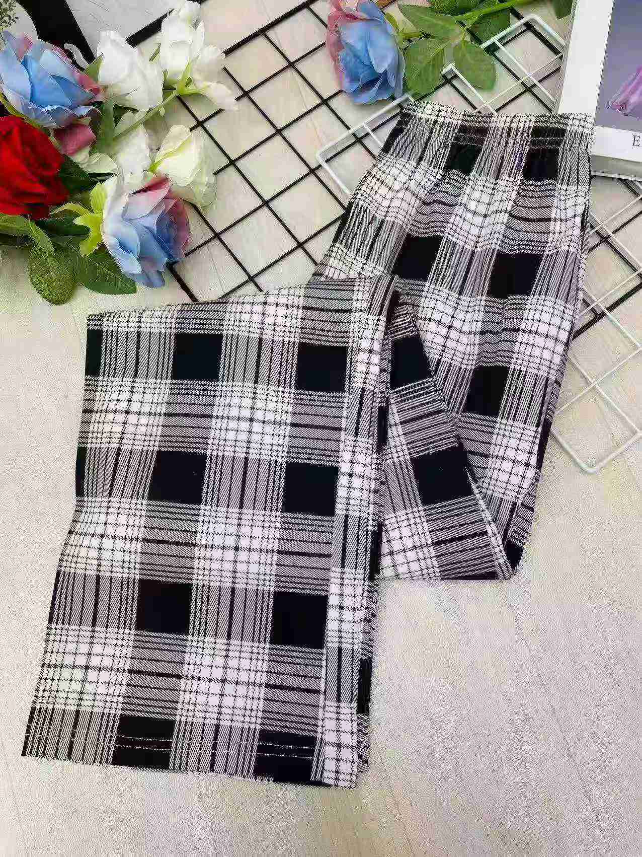 Pantalones casuales a cuadros de nuevo estilo, 647 piezas - Image 9