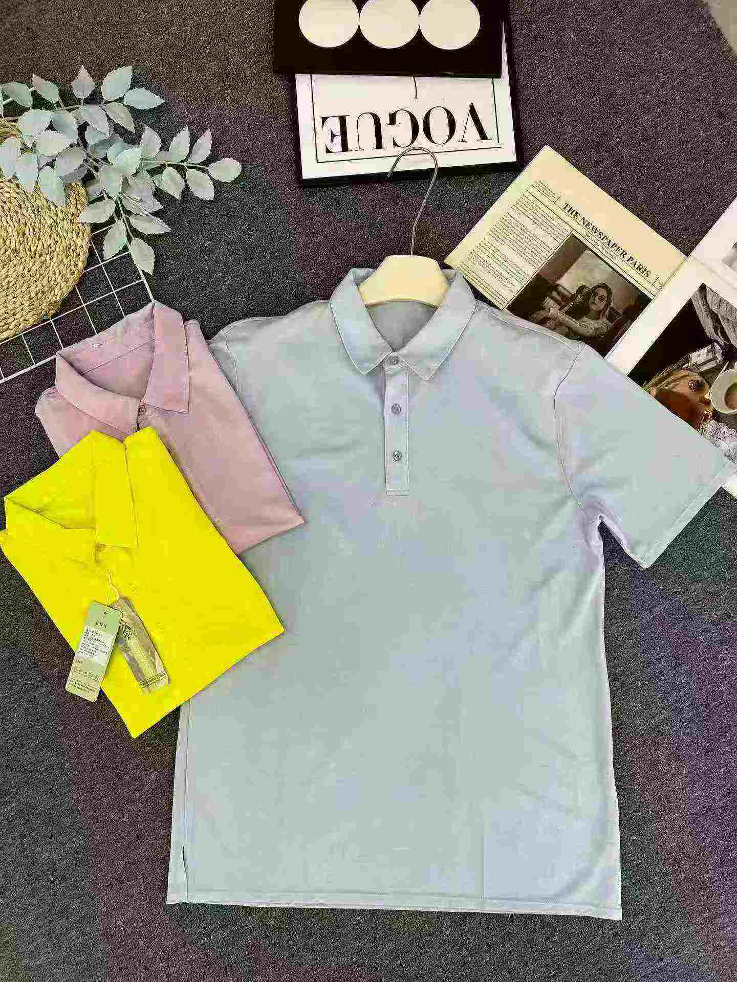 Branded Summer Breathable Men's Commute Short Sleeve Polo Shirt 3315 Pieces - Image 4
