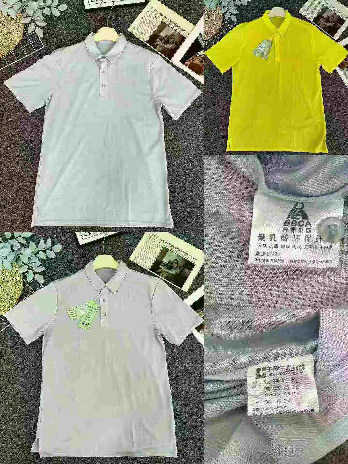 Branded Summer Breathable Men's Commute Short Sleeve Polo Shirt 3315 Pieces - Image 7