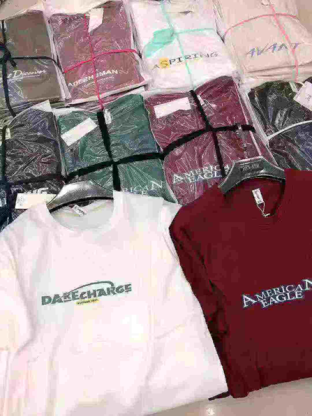 T-shirt décontracté pour homme à manches courtes en coton imprimé, 5 000 pièces en stock, quantité minimum de commande de 100 pièces - Image 7