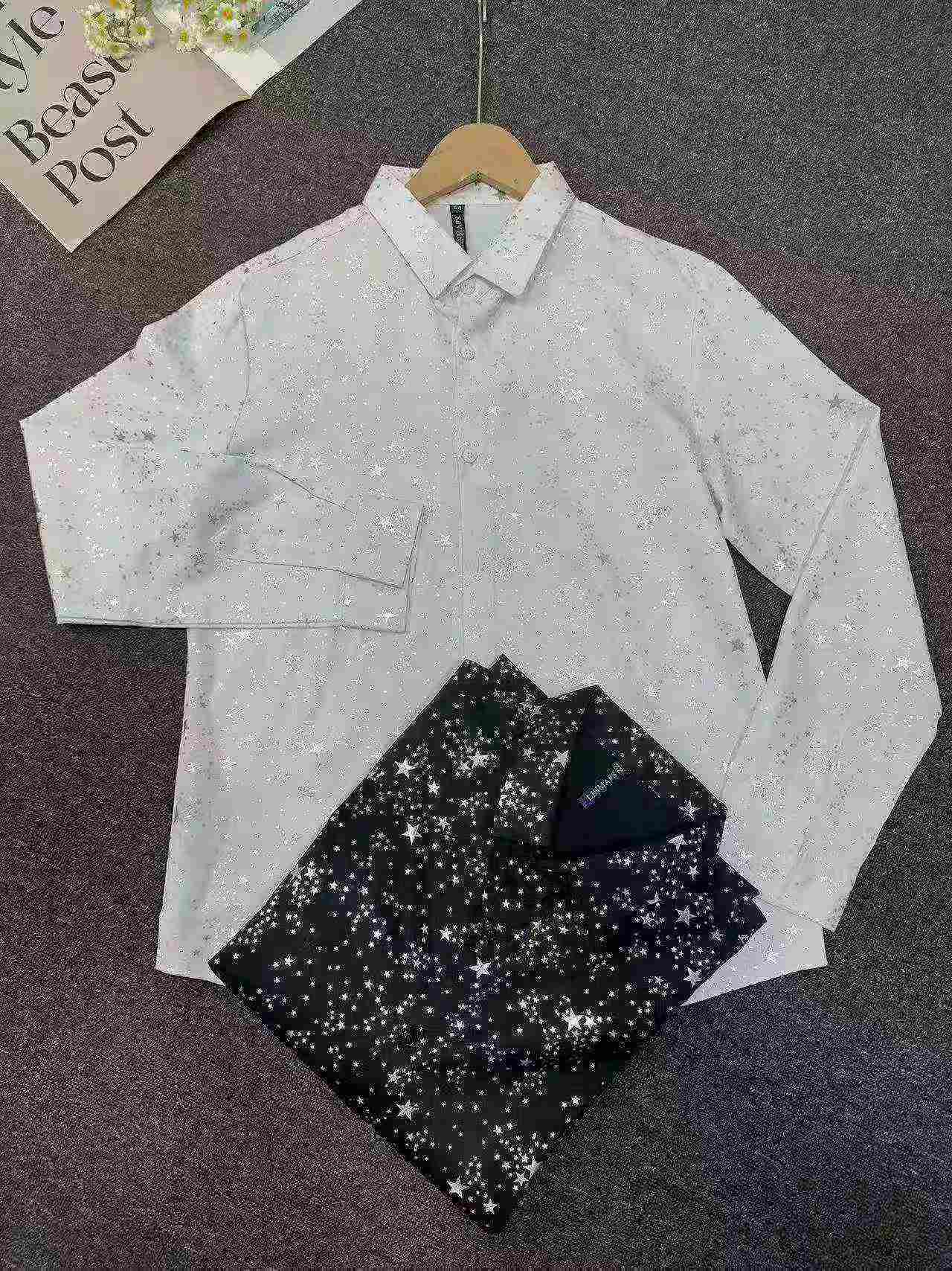Mashati ya Wanaume yenye Mikono Mirefu, Ukubwa 50-64 (M-6XL), Karibu Vipande 15000, Uuzaji wa Kutoa Hifadhi kwa Wingi - Image 9