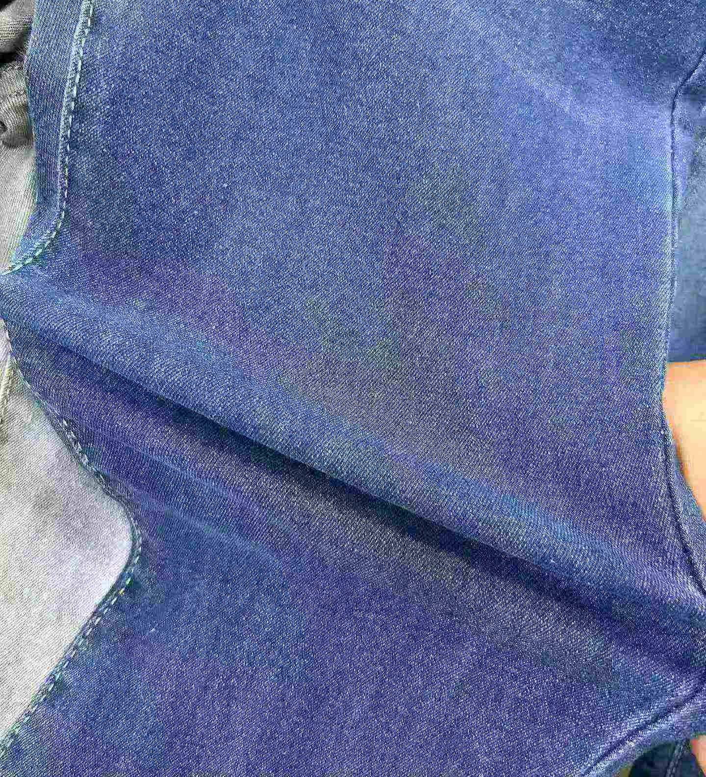 Grosir 1500 Pcs Celana Jeans Flared Pinggang Tinggi Elastis Wanita - Image 9