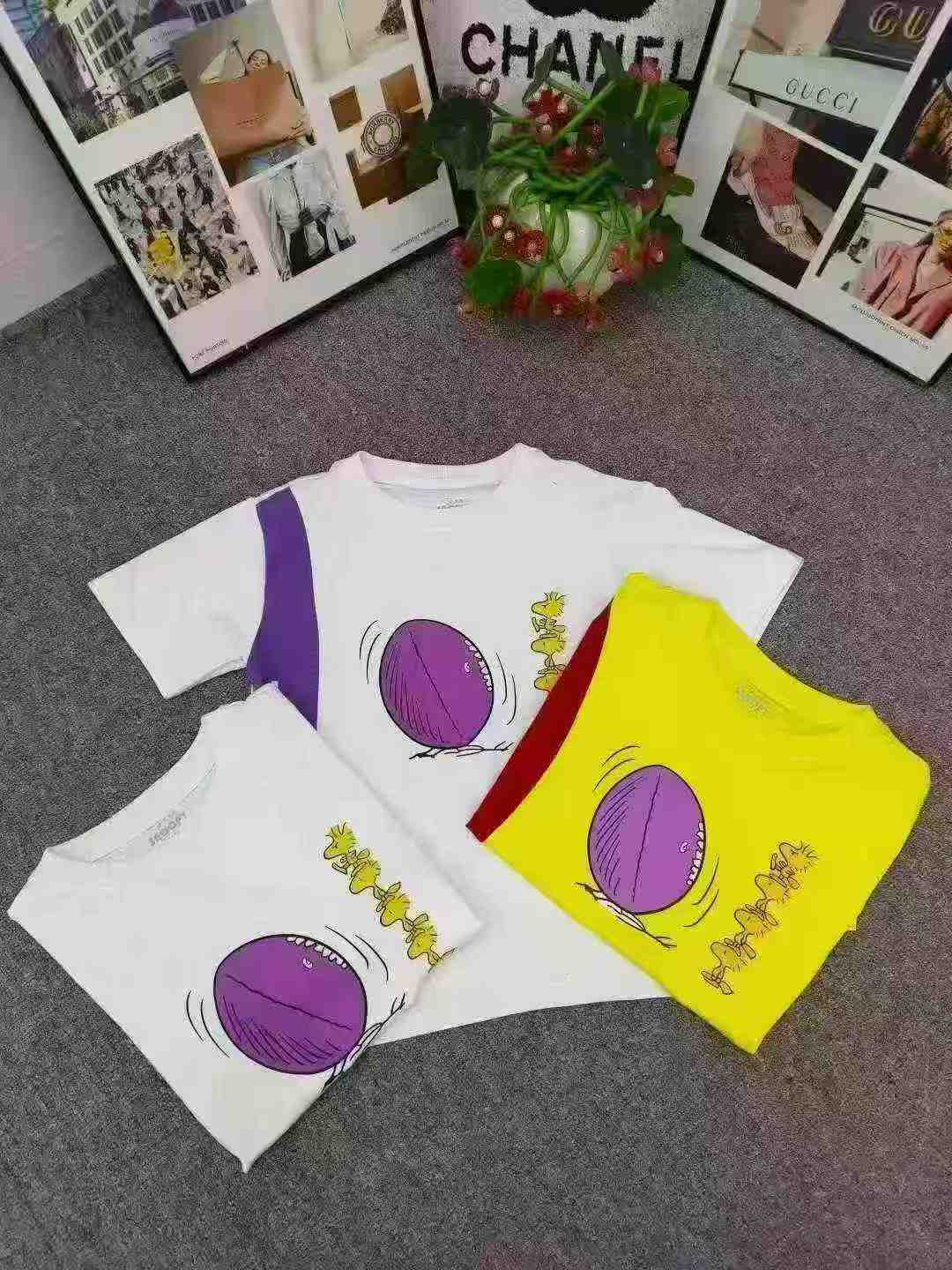About 2800PCS Brand Kids Trendy Letter Crew Neck T-shirts - Image 5