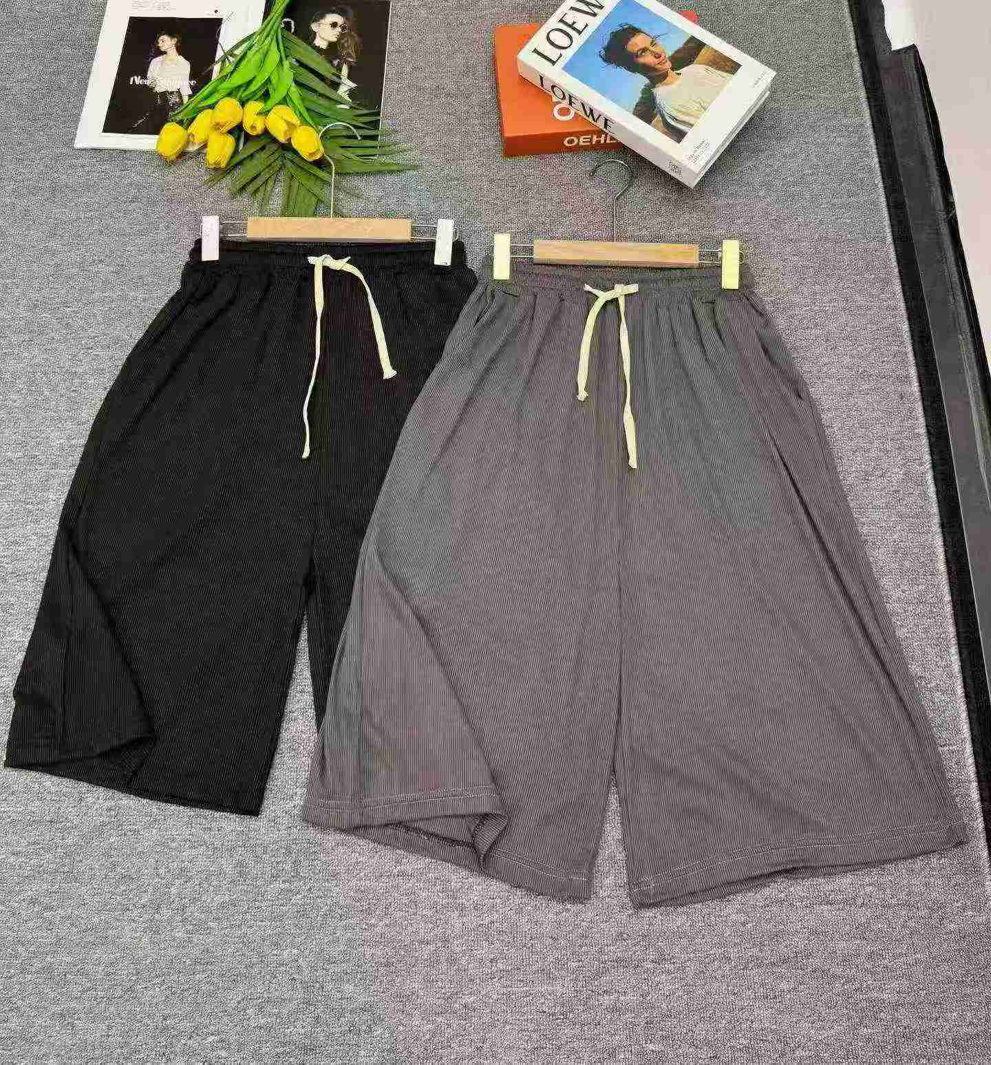 Men's Loose Thin Ice Silk Casual Sports Shorts, 2876PCS, Size M-5XL, Individual Packaging - Image 9