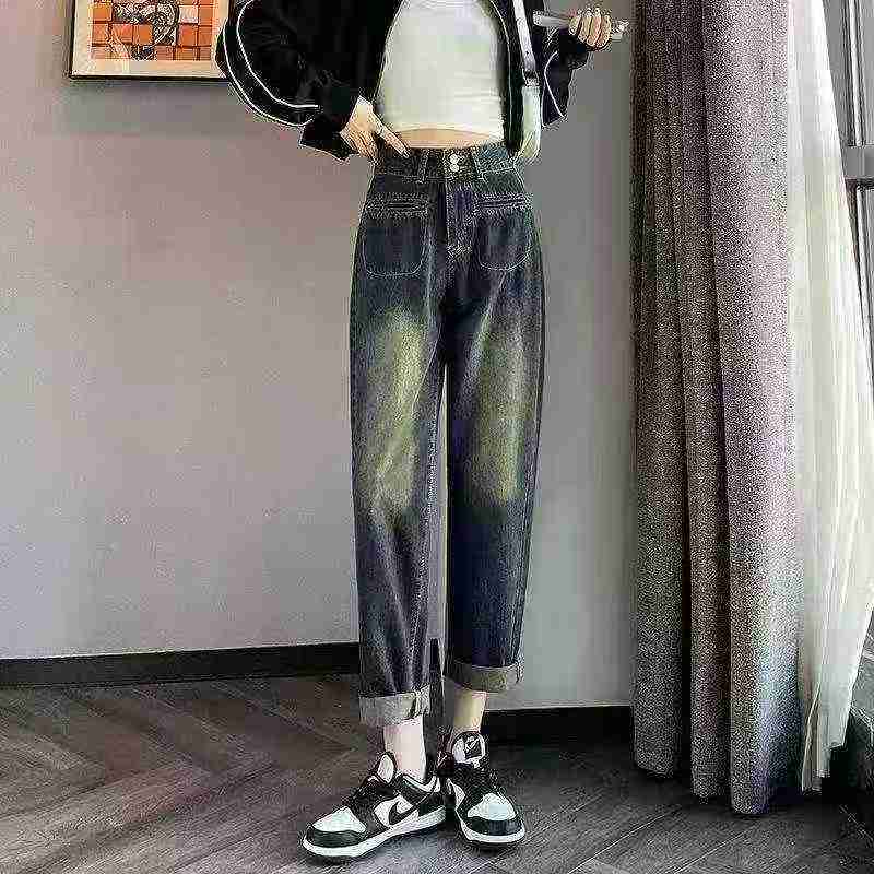 No.018 Vintage High Waist Loose Dad Jeans 1948 Pieces XS-XXL - Image 2