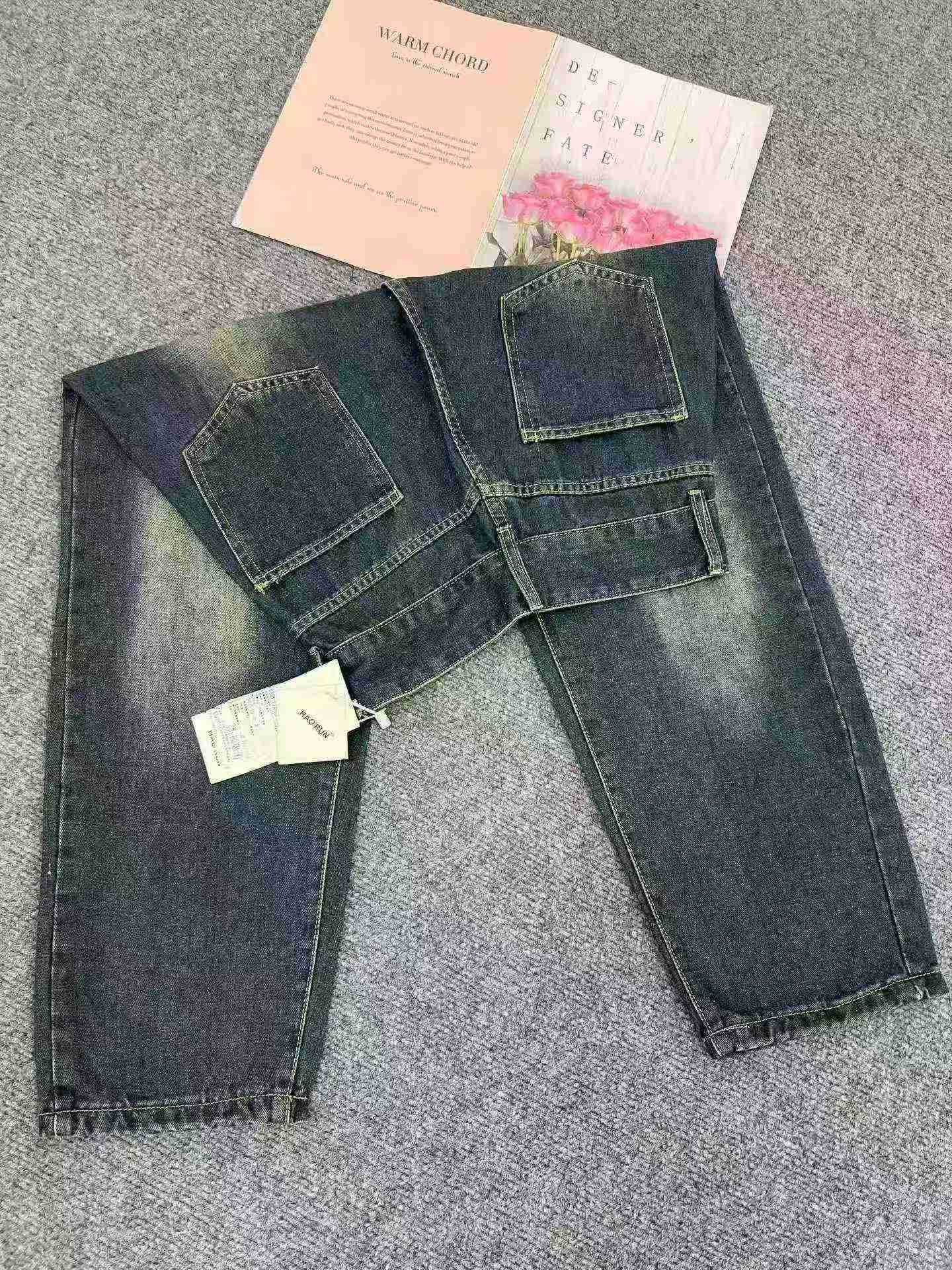 No.018 Vintage High Waist Loose Dad Jeans 1948 Pieces XS-XXL - Image 8