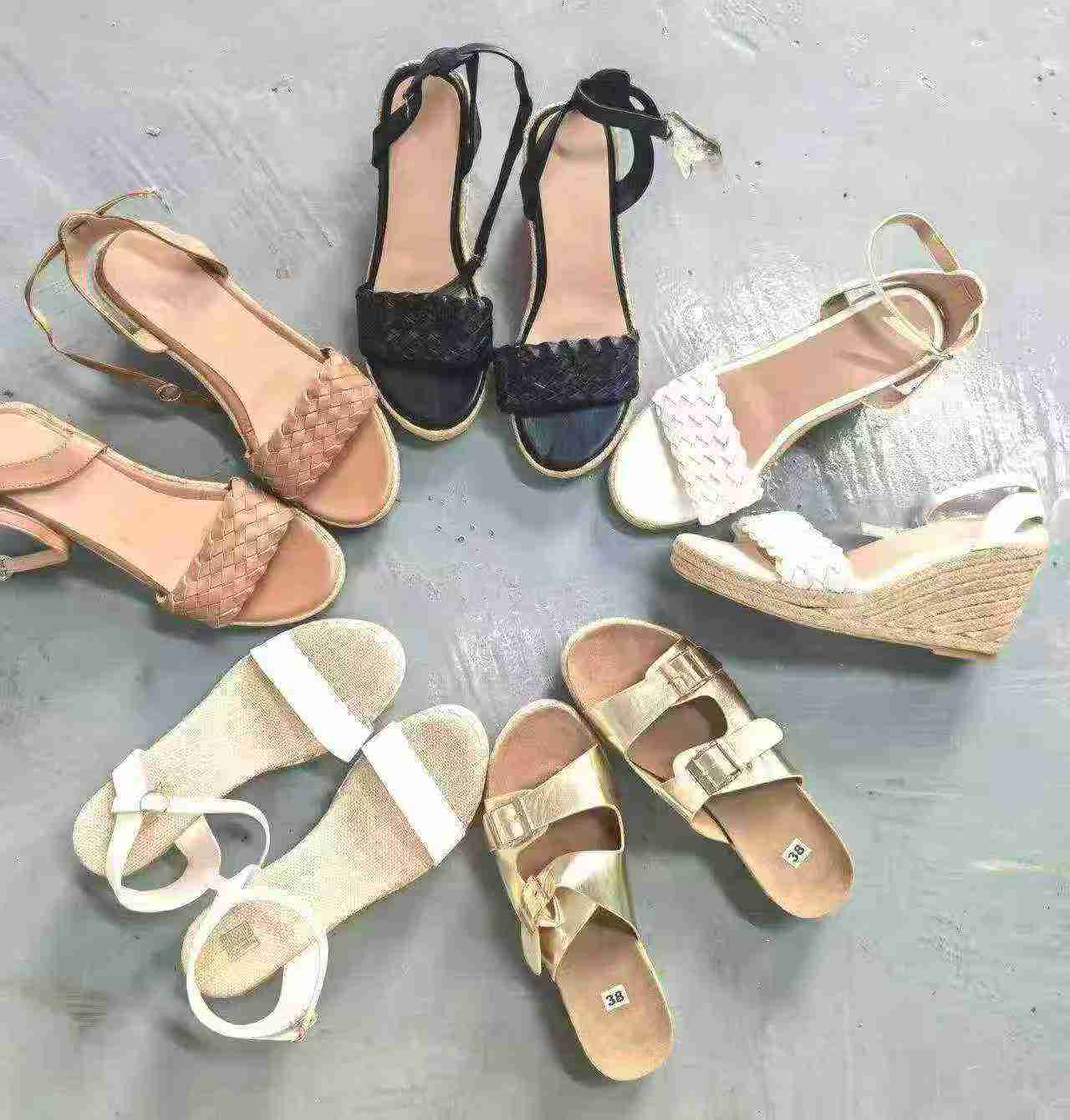 Sandales pour femmes à talon compensé bohémien Printemps-Été 2026, 13 000 paires, pointures 36-43 - Image 3