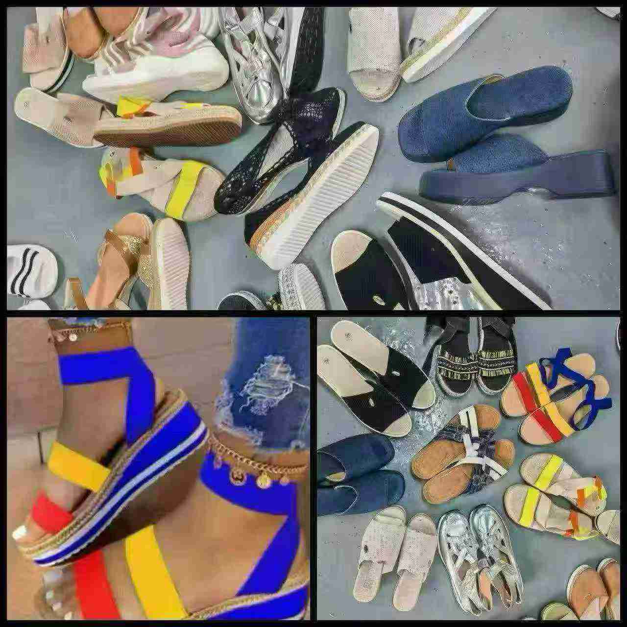 Sandales pour femmes à talon compensé bohémien Printemps-Été 2026, 13 000 paires, pointures 36-43 - Image 4