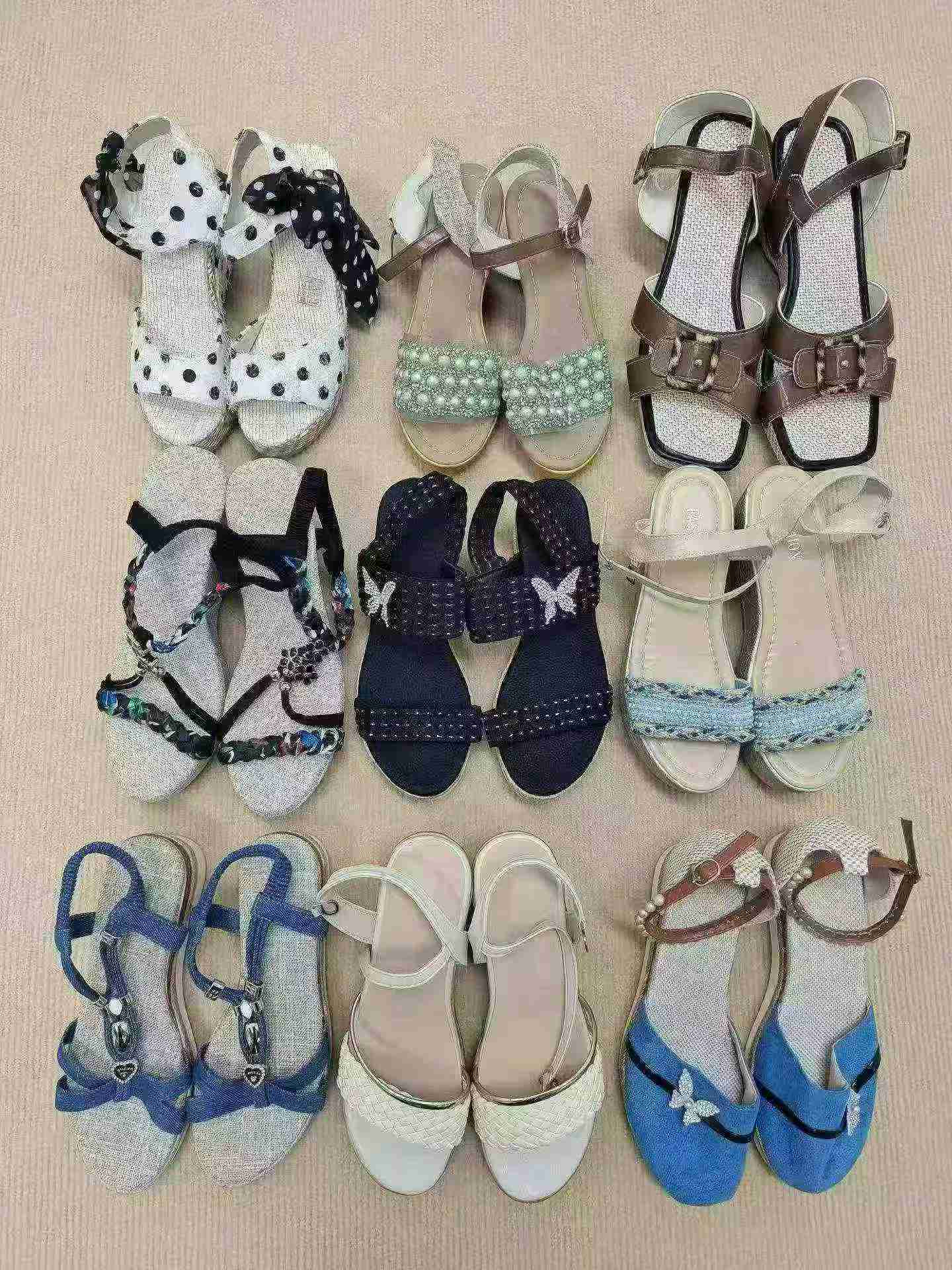 Sandales pour femmes à talon compensé bohémien Printemps-Été 2026, 13 000 paires, pointures 36-43 - Image 8