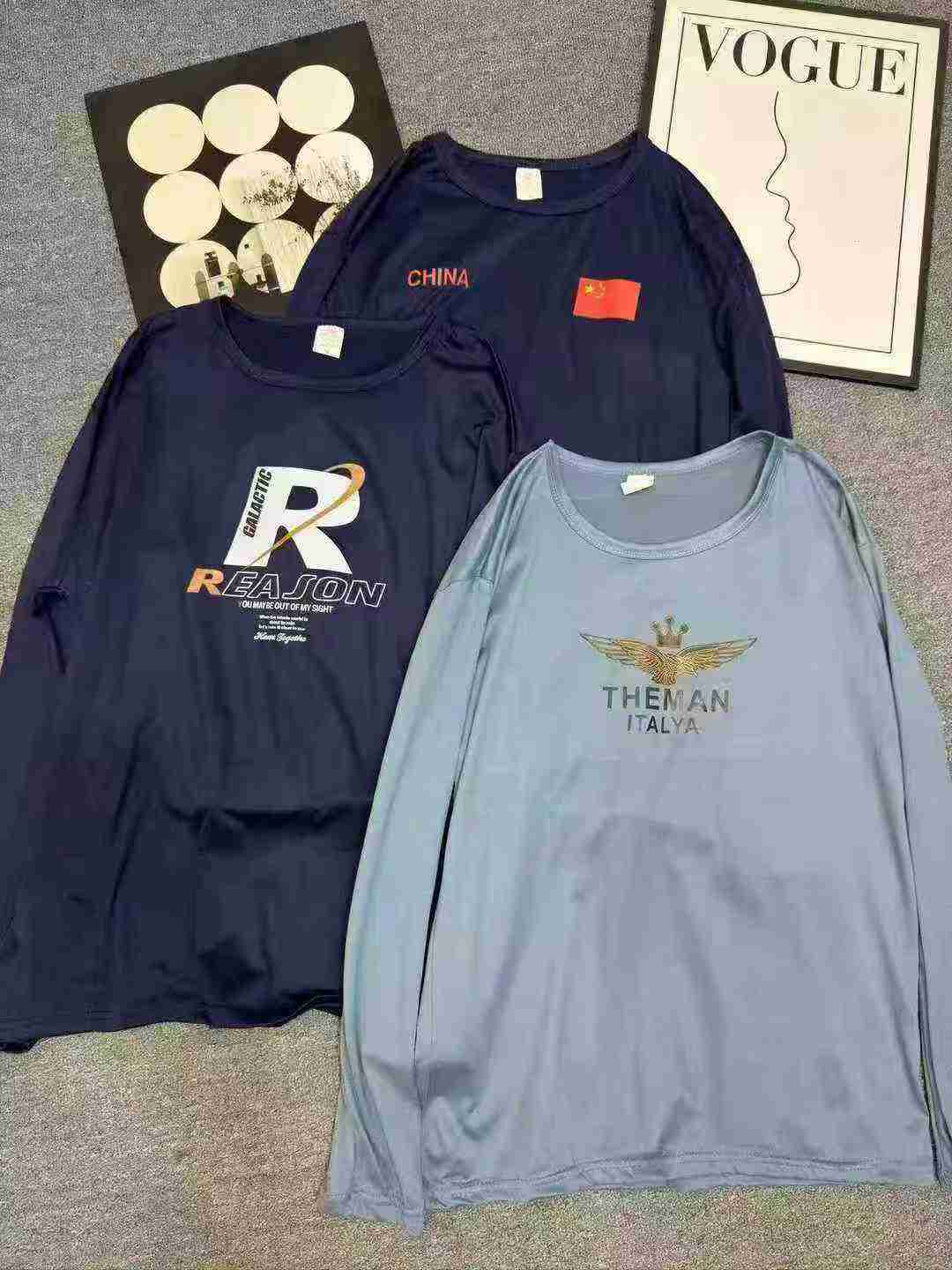 23285 Keping T-shirt Lengan Panjang Nipis Lelaki untuk Musim Bunga dan Musim Luruh - Image 8