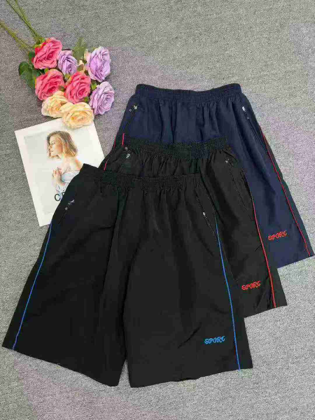 10000 Pcs Men's Summer Ice Silk Quick Dry Sports Shorts - Image 8