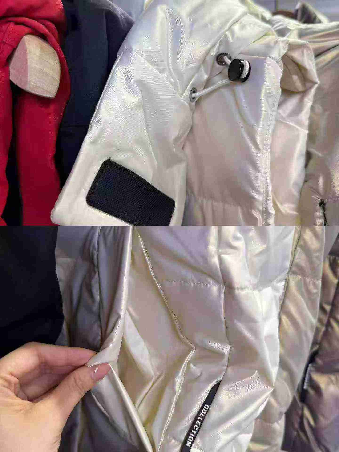 约1000件 男女同款连帽羽绒棉马甲 秋冬款 - Image 8