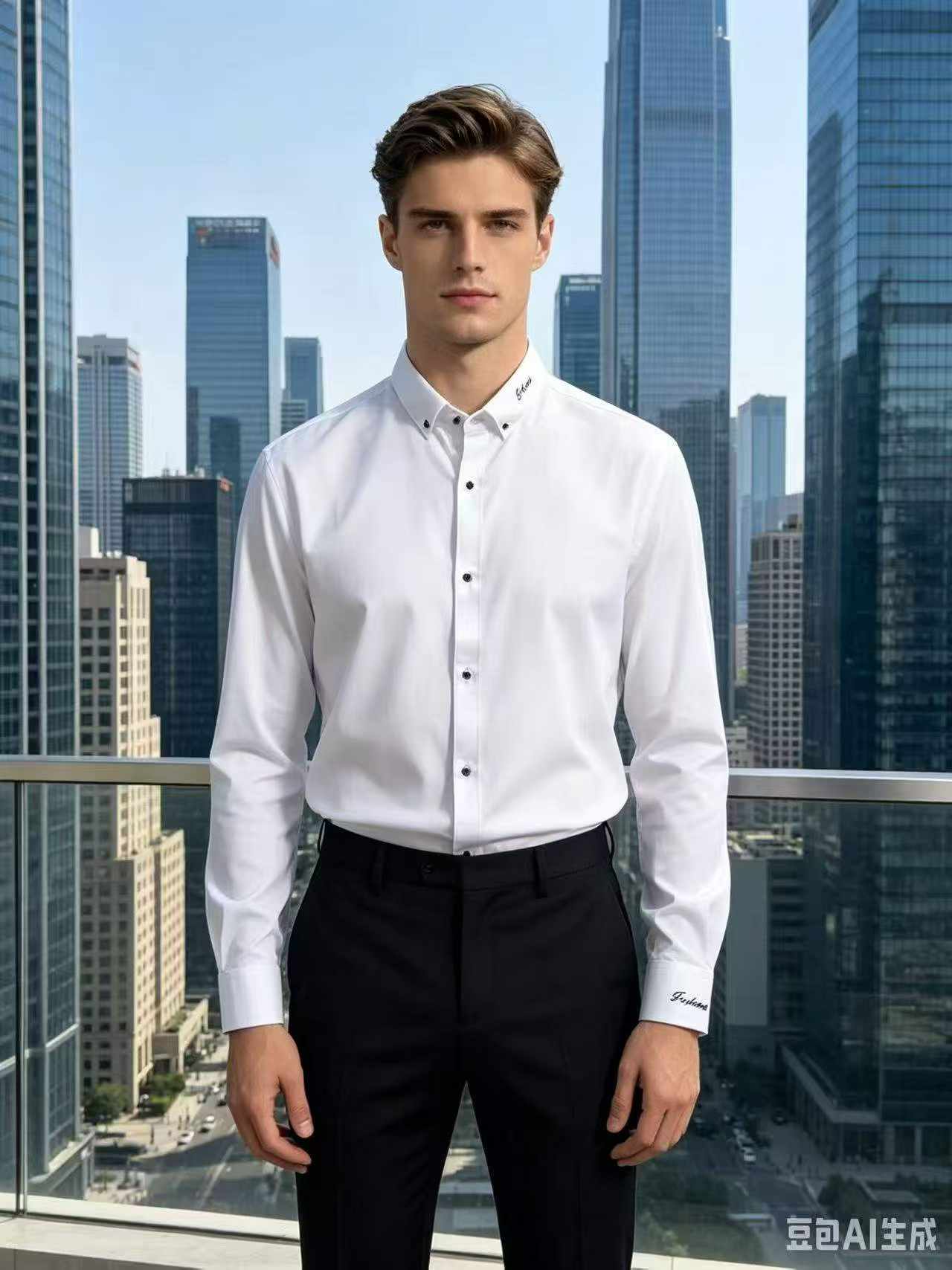 Men's Long Sleeve Embroidered Shirts, Approx 4500 Pieces In Stock - Image 2