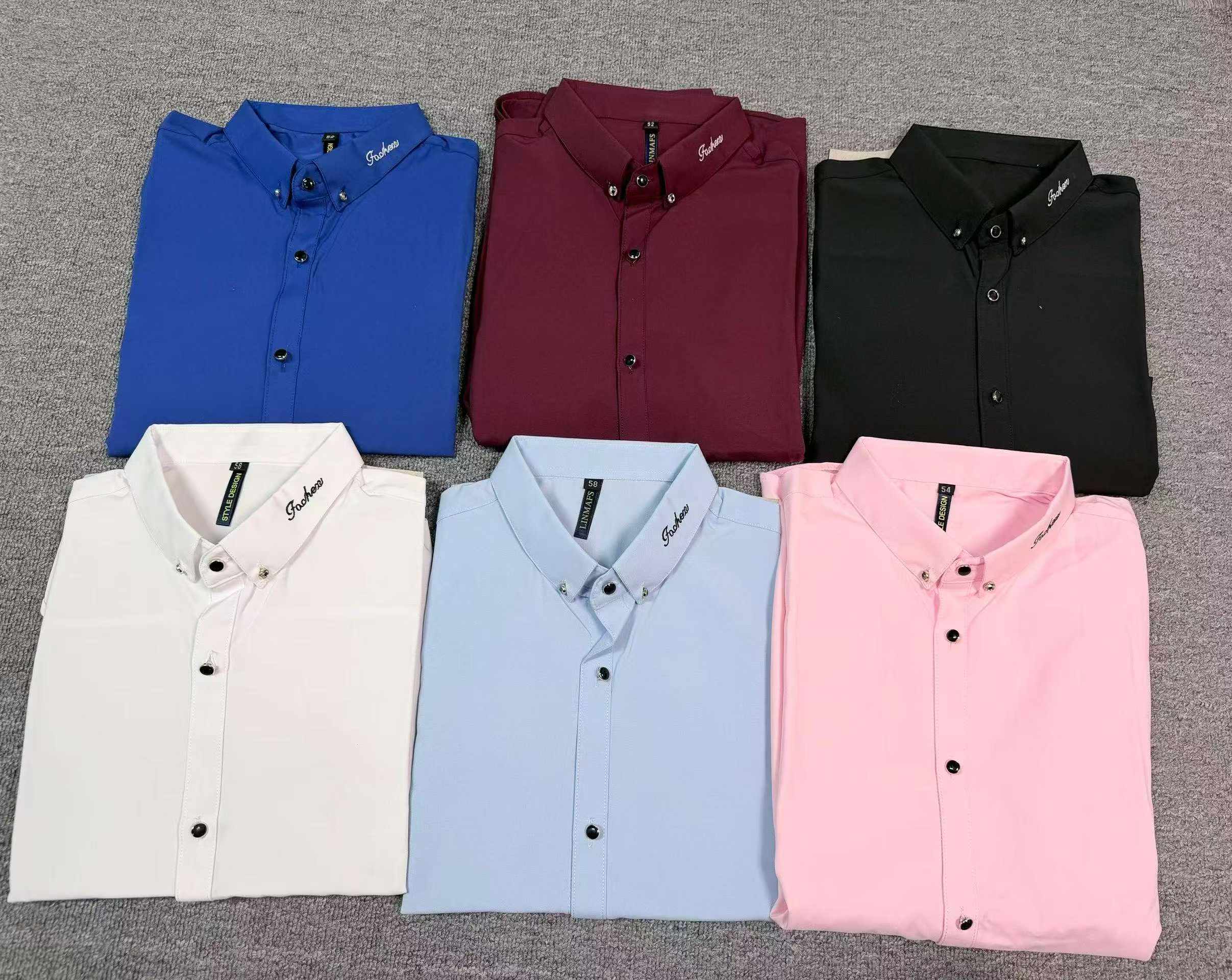 Men's Long Sleeve Embroidered Shirts, Approx 4500 Pieces In Stock - Image 3