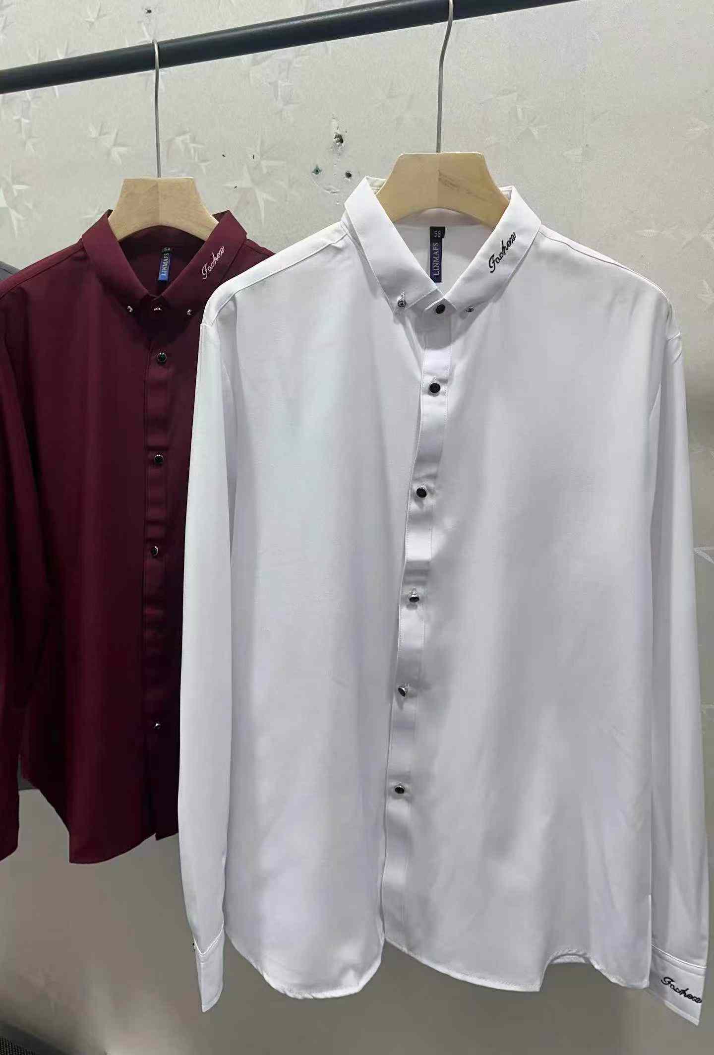 Men's Long Sleeve Embroidered Shirts, Approx 4500 Pieces In Stock - Image 4