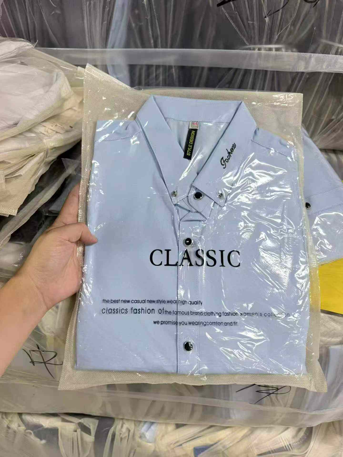 Men's Long Sleeve Embroidered Shirts, Approx 4500 Pieces In Stock - Image 7