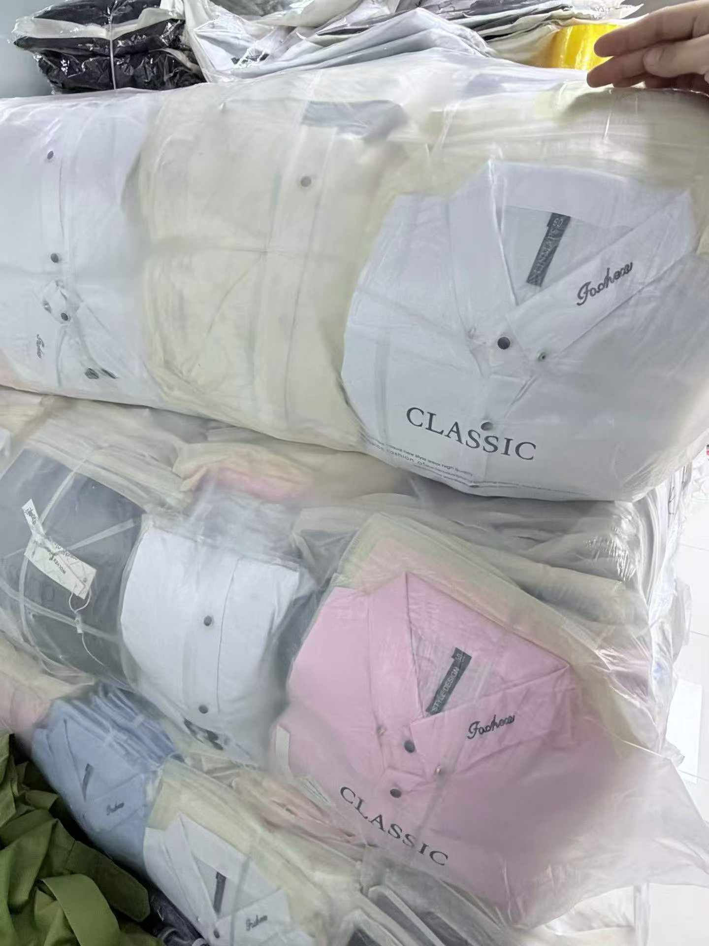 Men's Long Sleeve Embroidered Shirts, Approx 4500 Pieces In Stock - Image 9