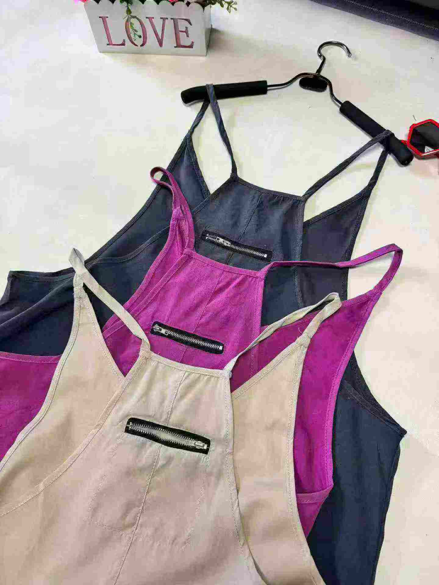Summer European American Women's Knit Suspender Overall Shorts, 7 Colors, 9680 Pieces, Individual Packing - Image 5